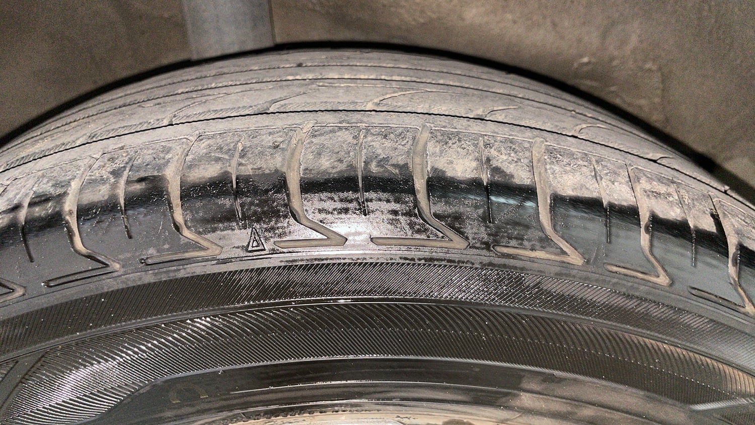 Used 2020 Honda WR-V VX MT Diesel Diesel Manual tyres RIGHT REAR TYRE TREAD VIEW