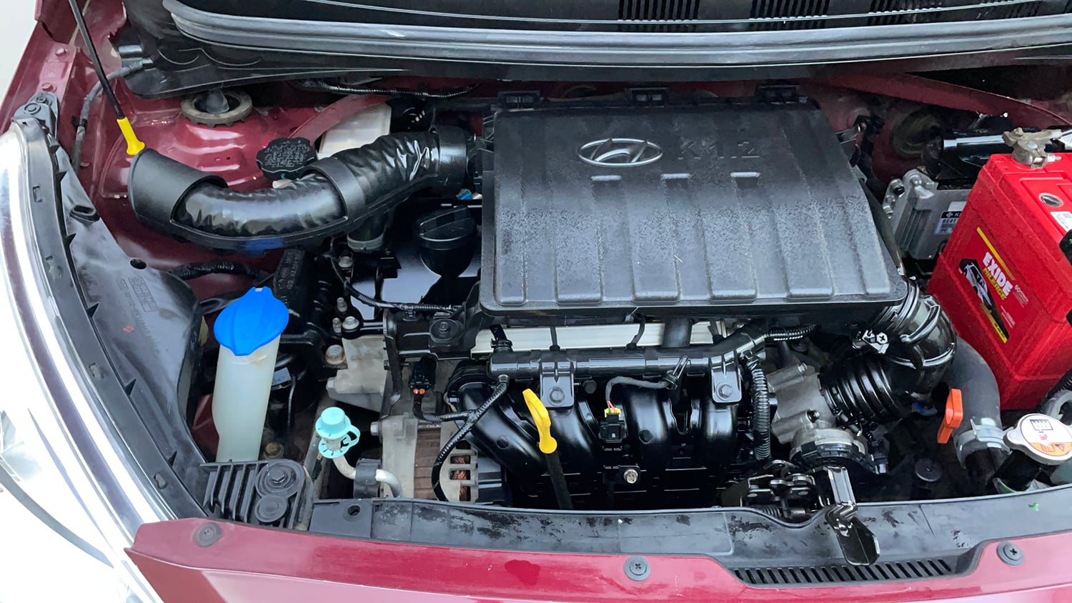 Used 2016 Hyundai Grand i10 Asta AT 1.2 Kappa VTVT Petrol Automatic engine ENGINE RIGHT SIDE VIEW