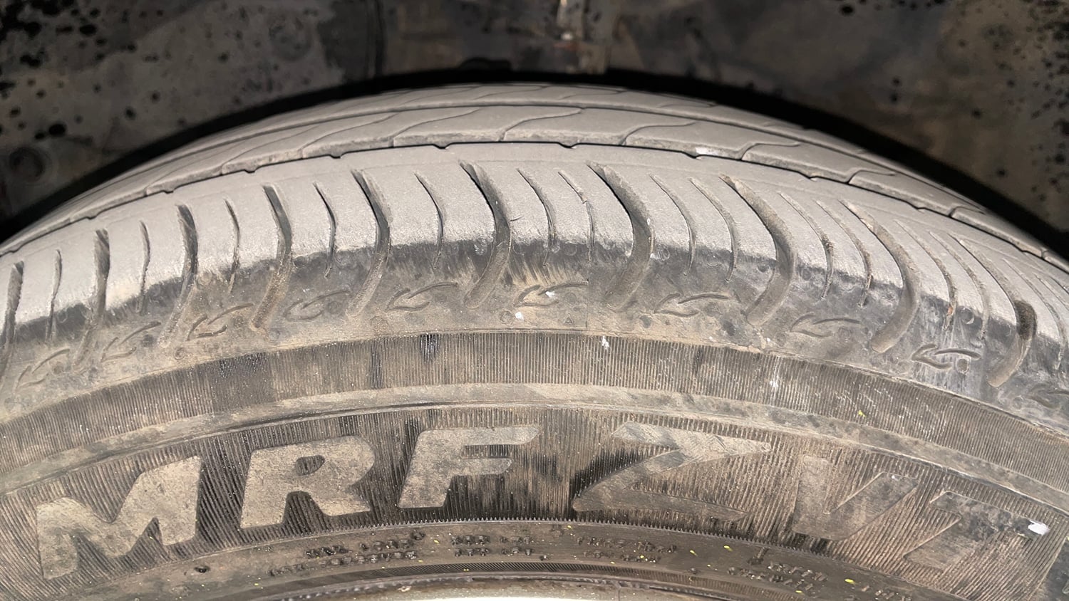 Used 2016 Honda City VX (O) MT Petrol Manual tyres LEFT FRONT TYRE TREAD VIEW