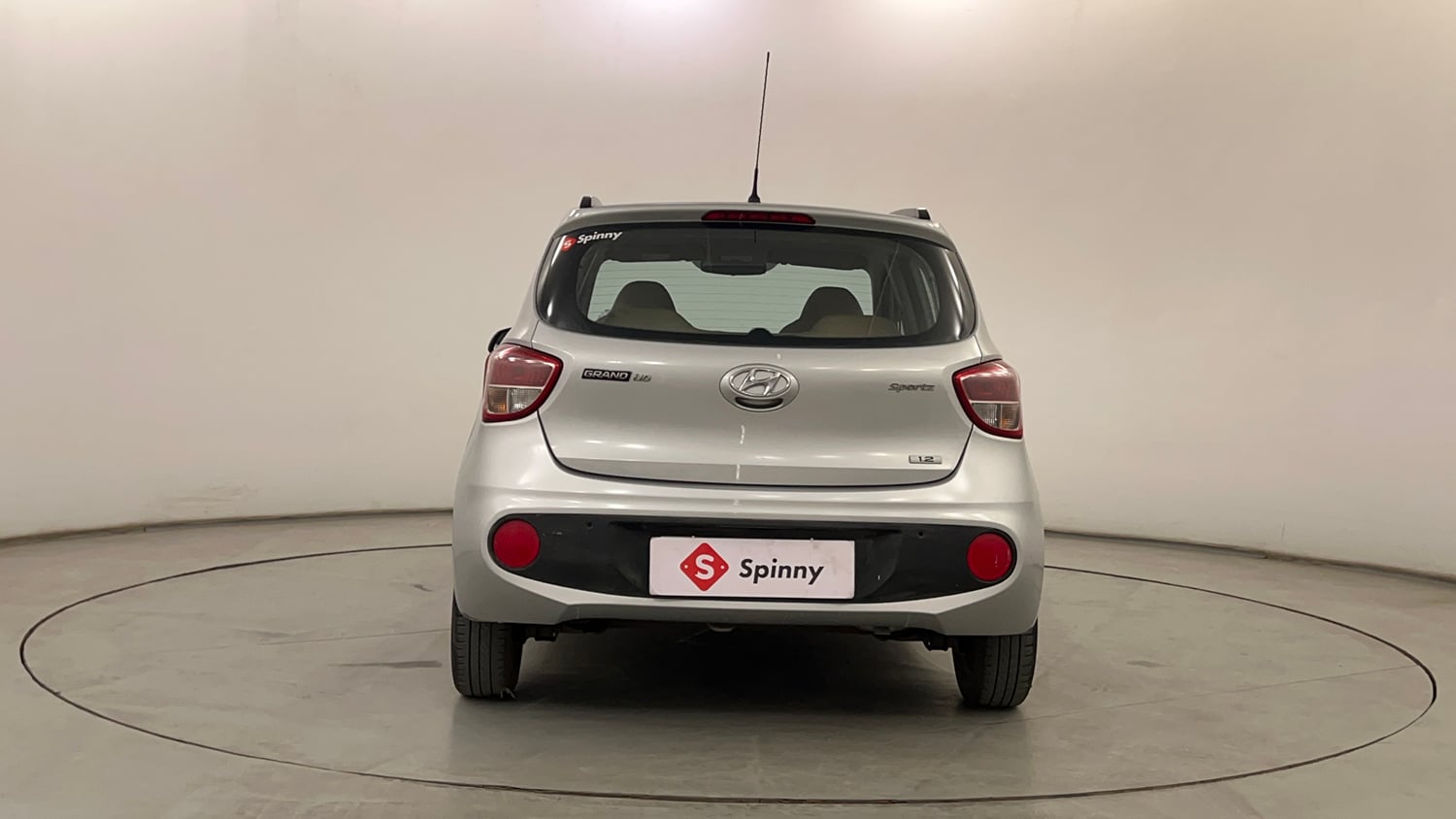 Used 2017 Hyundai Grand i10 Sportz 1.2 Kappa VTVT Petrol Manual exterior BACK VIEW