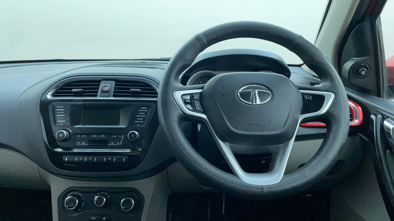 Used 2017 Tata Tiago Revotron XZ Petrol Manual interior STEERING VIEW
