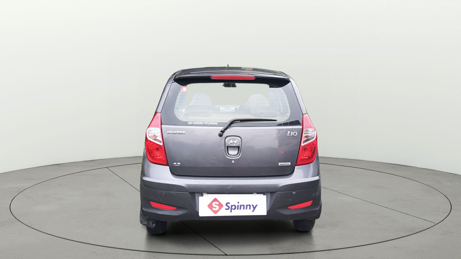 Used 2012 Hyundai i10 Sportz 1.2 Kappa2 Petrol Manual exterior BACK VIEW