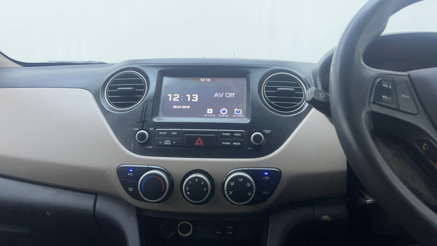Used 2019 Hyundai Grand i10 Sportz U2 1.2 CRDi Diesel Manual interior MUSIC SYSTEM & AC CONTROL VIEW