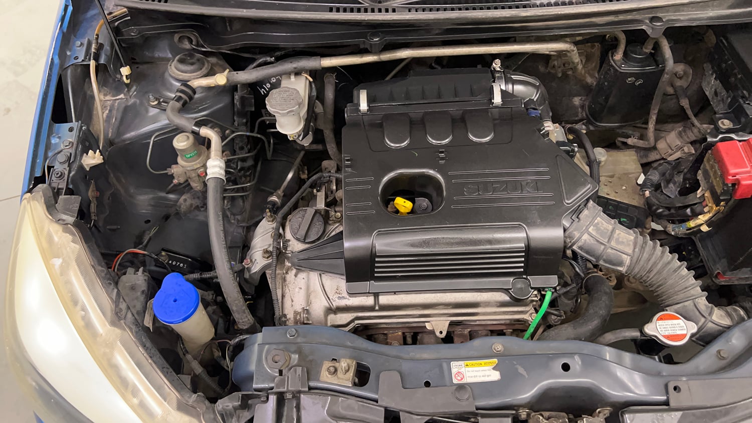 Used 2014 Maruti Suzuki Celerio VXi AMT Petrol Automatic engine ENGINE RIGHT SIDE VIEW