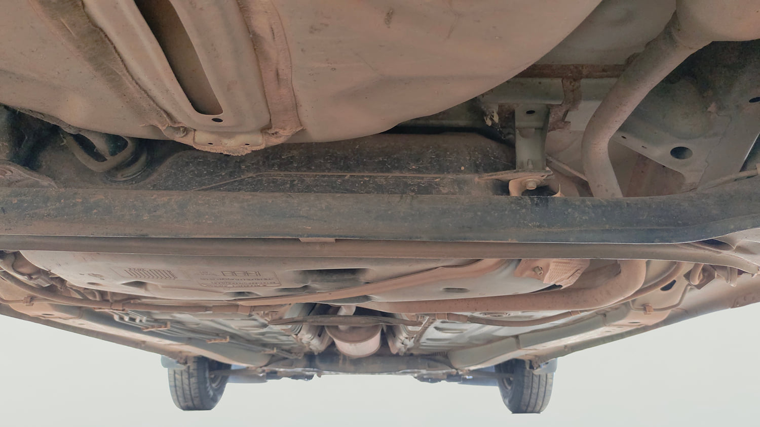 Used 2022 Maruti Suzuki Swift VXi Petrol Manual extra REAR UNDERBODY VIEW (TAKEN FROM REAR)