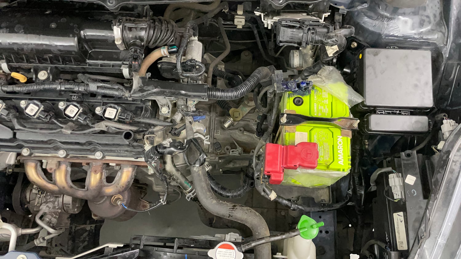 Used 2021 Maruti Suzuki Baleno Zeta Petrol Manual engine ENGINE LEFT SIDE VIEW