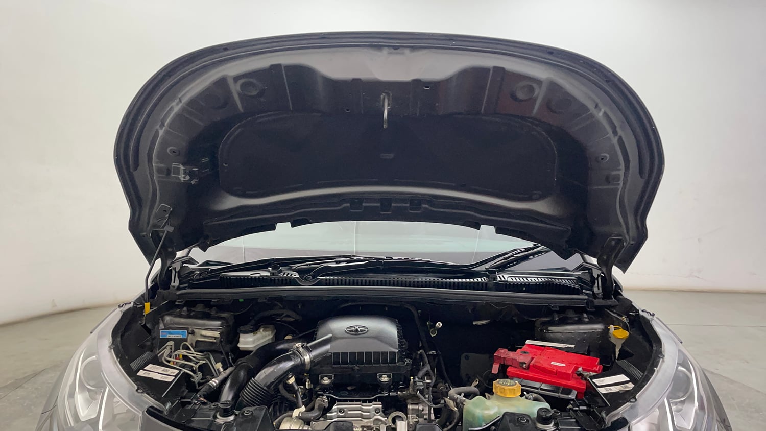 Used 2022 Tata Nexon XZA Plus (O) Petrol Automatic engine ENGINE & BONNET OPEN FRONT VIEW