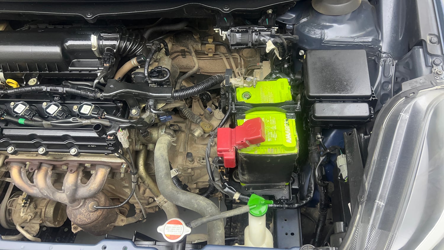 Used 2021 Maruti Suzuki Baleno Zeta Petrol Manual engine ENGINE LEFT SIDE VIEW