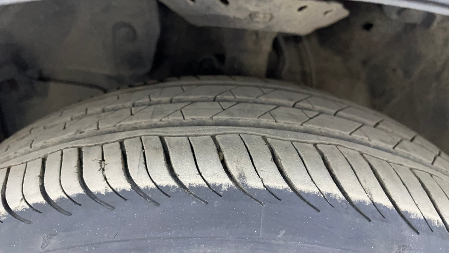 Used 2017 Honda Jazz V Petrol Petrol Manual tyres LEFT FRONT TYRE TREAD VIEW