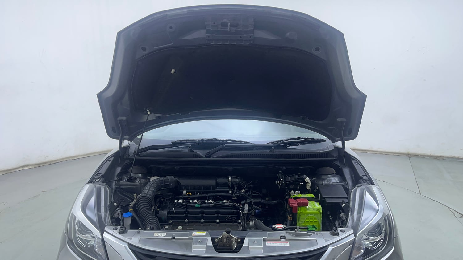 Used 2021 Maruti Suzuki Baleno Zeta Petrol Manual engine ENGINE & BONNET OPEN FRONT VIEW