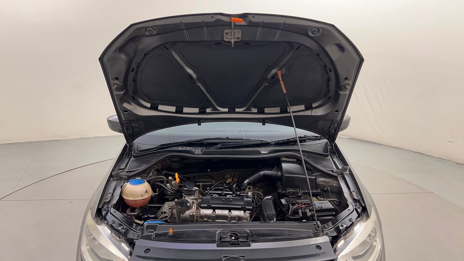 Used 2013 Volkswagen Polo Comfortline 1.2L (P) Petrol Manual engine ENGINE & BONNET OPEN FRONT VIEW