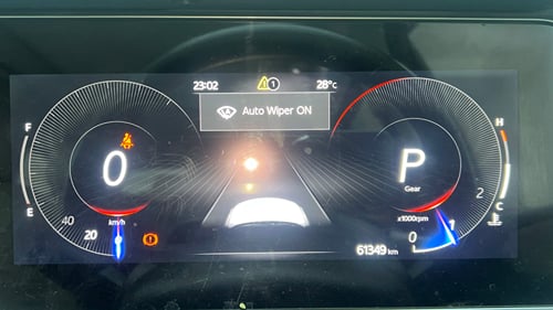 Used 2022 Mahindra XUV700 AX 7 Petrol AT Luxury Pack 7 STR Petrol Automatic interior CLUSTERMETER VIEW