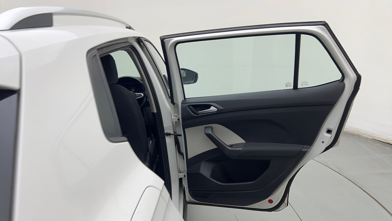 Used 2023 Volkswagen Taigun Highline 1.0 TSI MT Petrol Manual interior RIGHT REAR DOOR OPEN VIEW