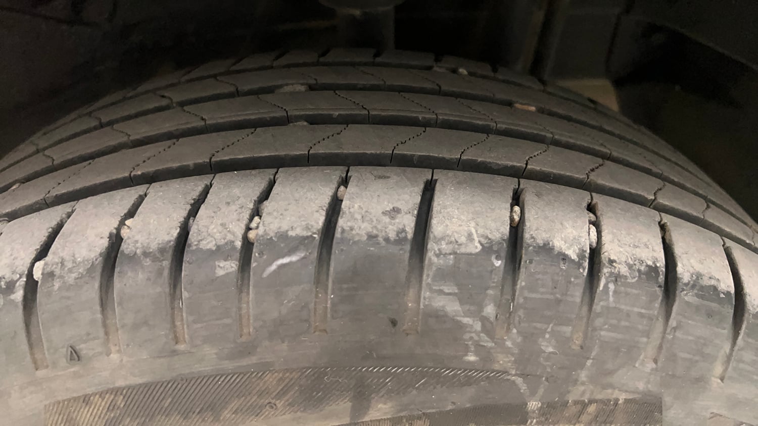 Used 2019 Tata Nexon XM Petrol Manual tyres LEFT REAR TYRE TREAD VIEW