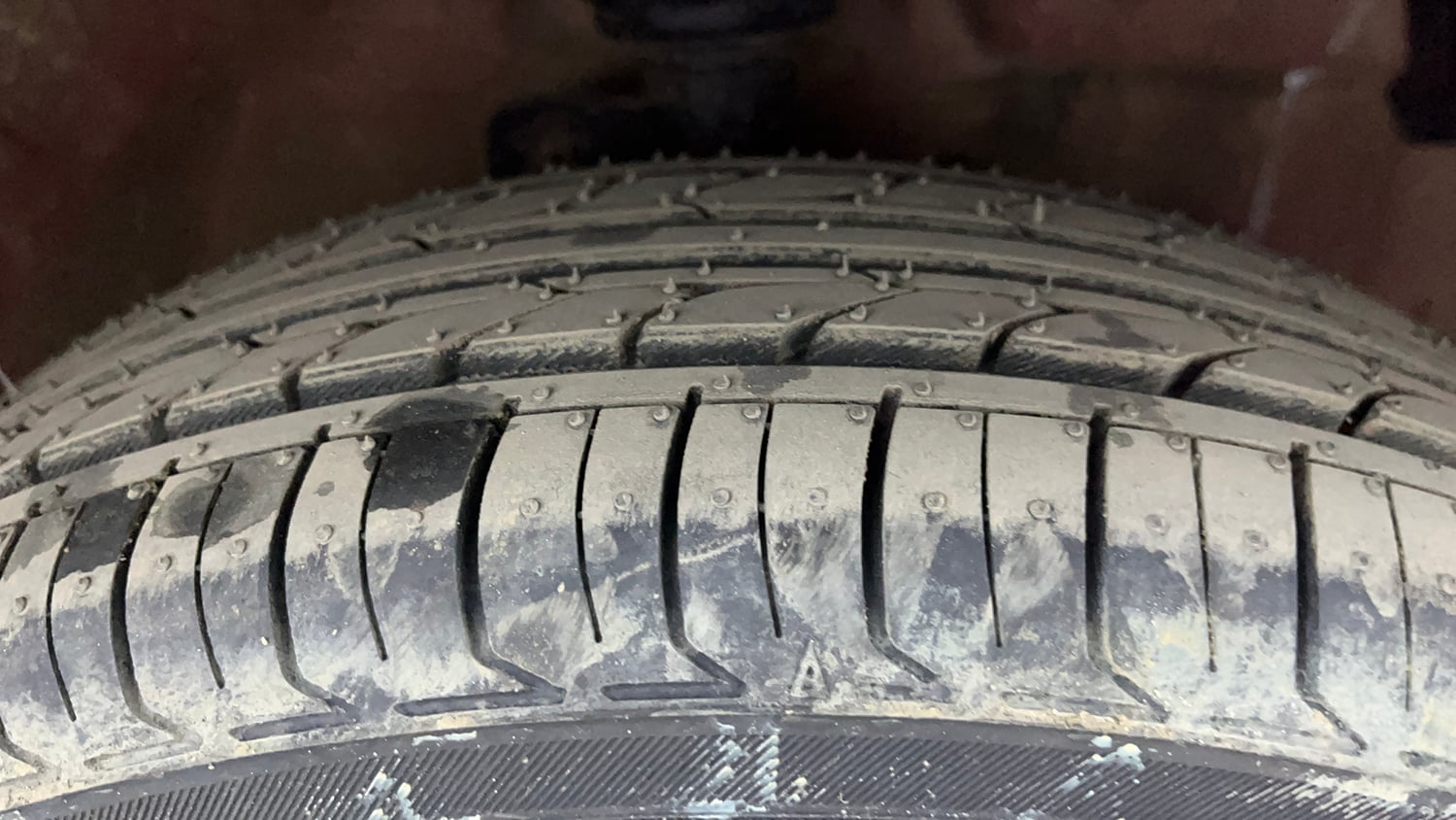 Used 2014 Maruti Suzuki Celerio VXi Petrol Manual tyres RIGHT FRONT TYRE TREAD VIEW