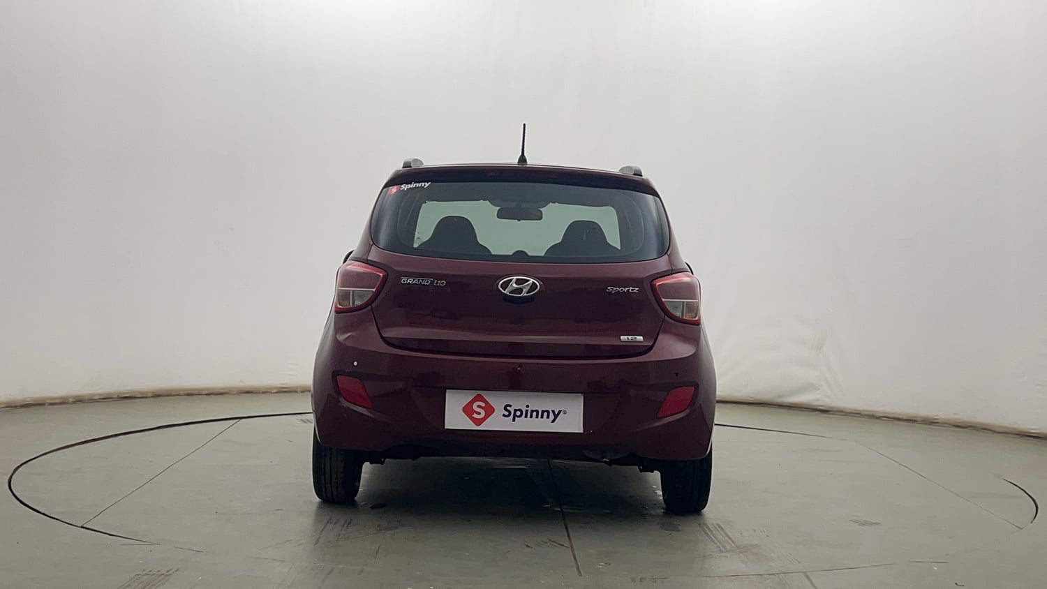 Used 2014 Hyundai Grand i10 Sportz 1.2 Kappa VTVT Petrol Manual exterior BACK VIEW
