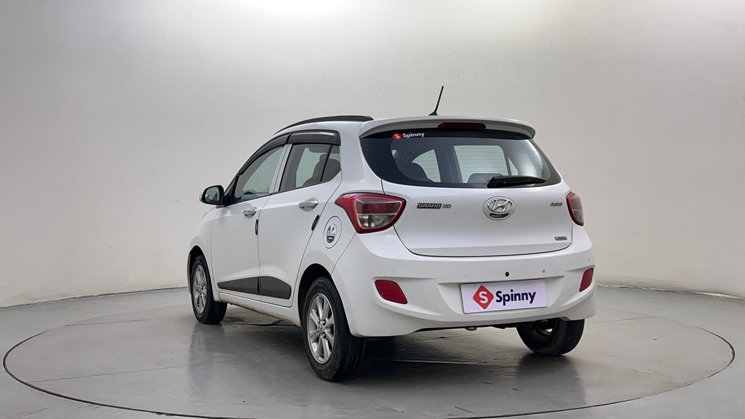 Used 2013 Hyundai Grand i10 Asta AT 1.2 Kappa VTVT Petrol Automatic exterior LEFT REAR CORNER VIEW
