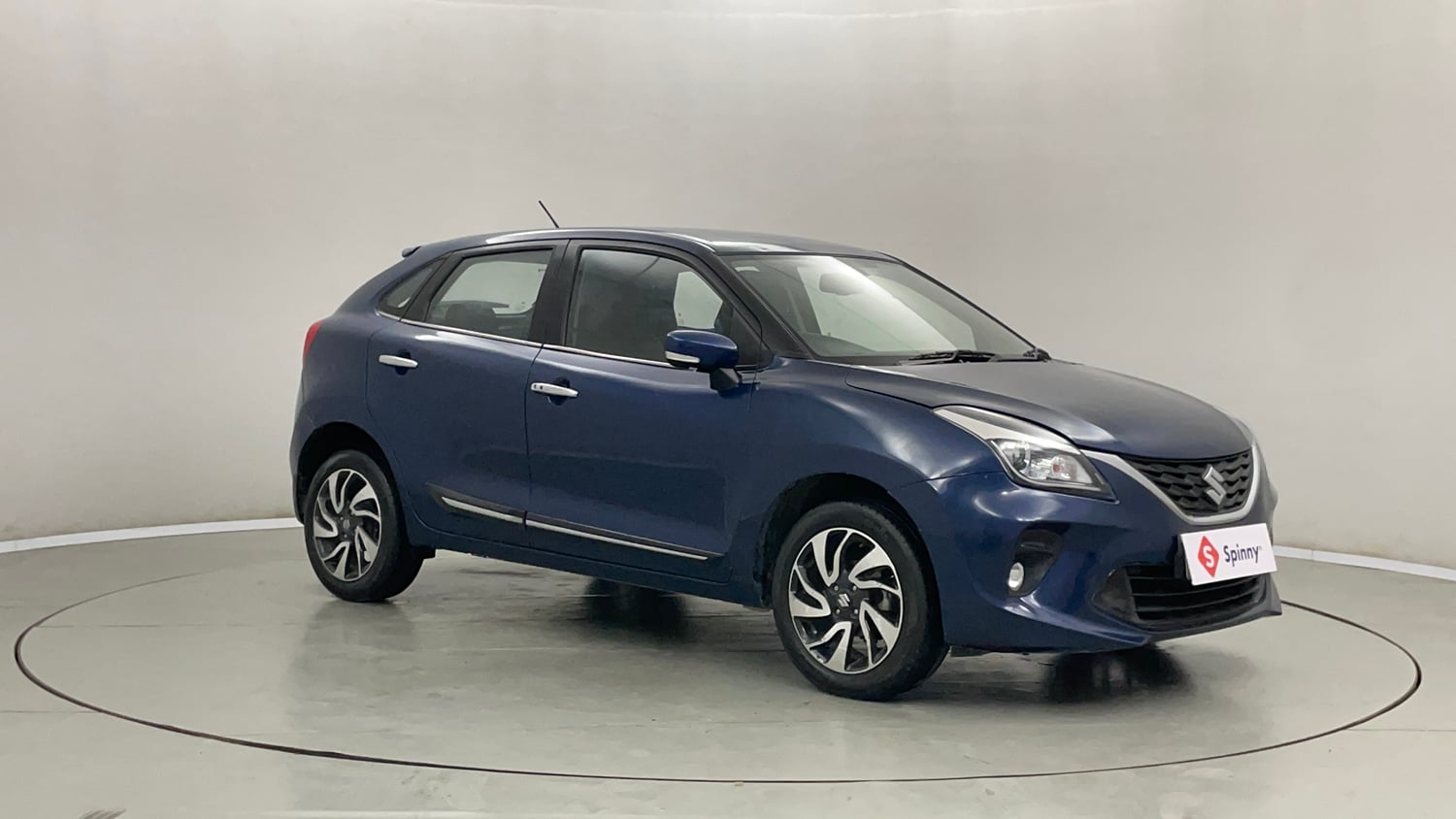 Used 2021 Maruti Suzuki Baleno Zeta Petrol Manual exterior RIGHT FRONT CORNER VIEW