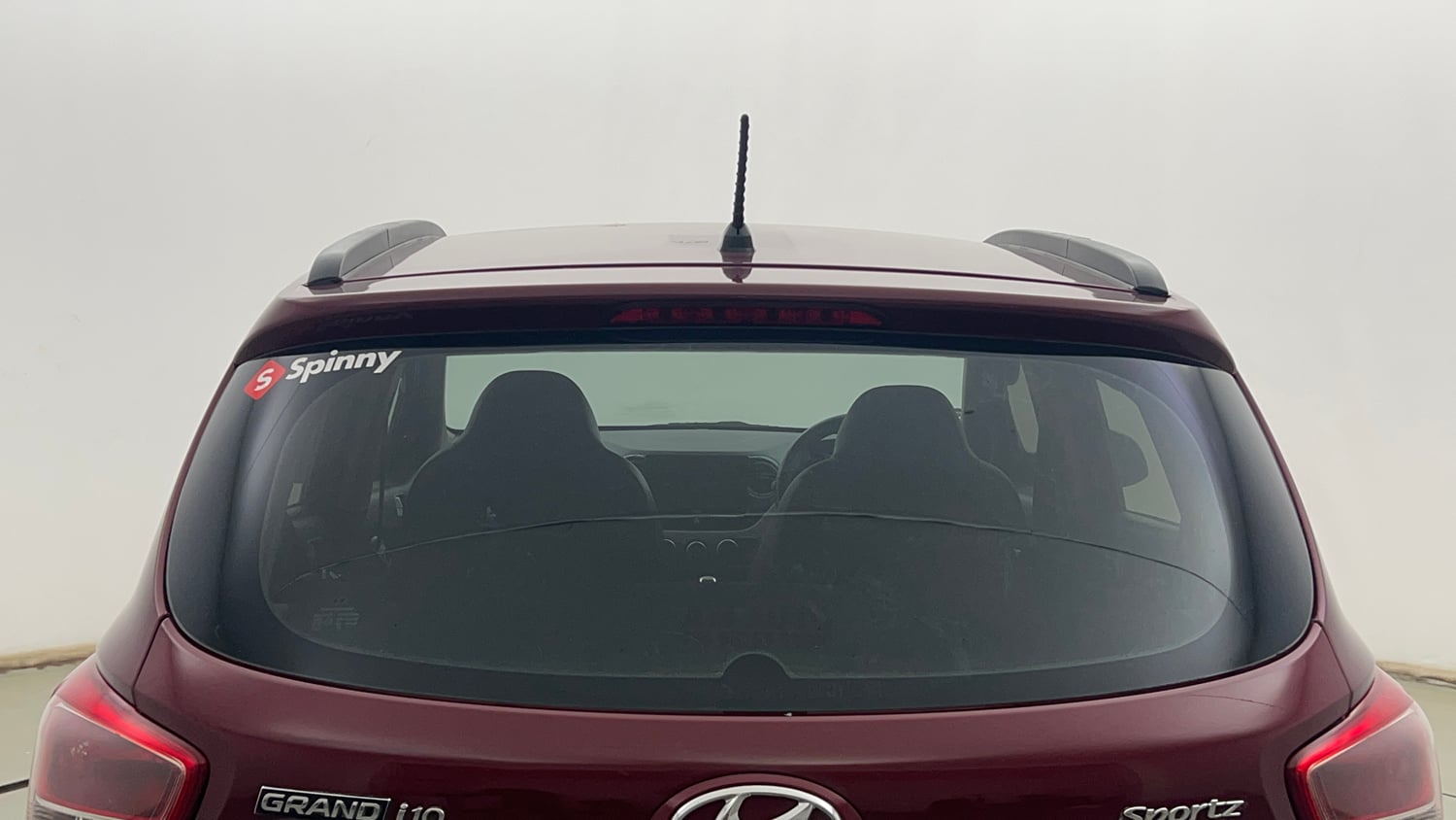 Used 2014 Hyundai Grand i10 Sportz 1.2 Kappa VTVT Petrol Manual exterior BACK WINDSHIELD VIEW