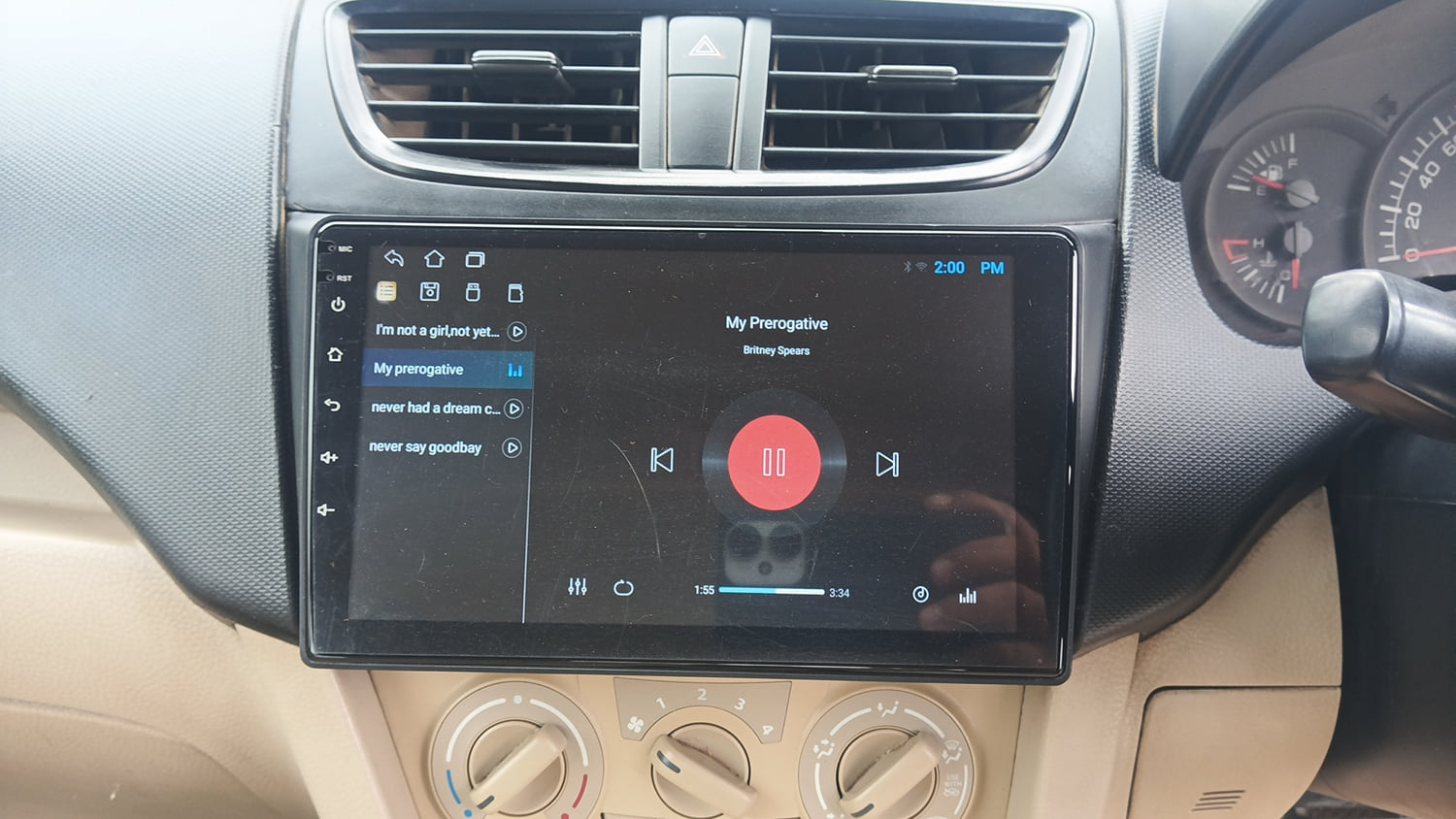 Used 2013 Maruti Suzuki Swift Dzire LXI Petrol Manual interior MUSIC SYSTEM & AC CONTROL VIEW