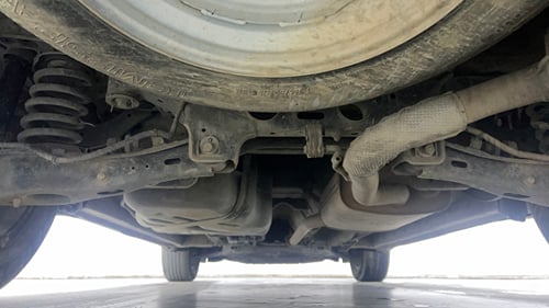 Used 2022 Mahindra XUV700 AX 7 Petrol AT Luxury Pack 7 STR Petrol Automatic extra REAR UNDERBODY VIEW (TAKEN FROM REAR)