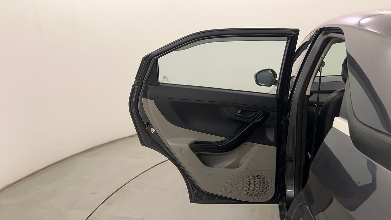 Used 2019 Tata Nexon XM Petrol Manual interior LEFT REAR DOOR OPEN VIEW