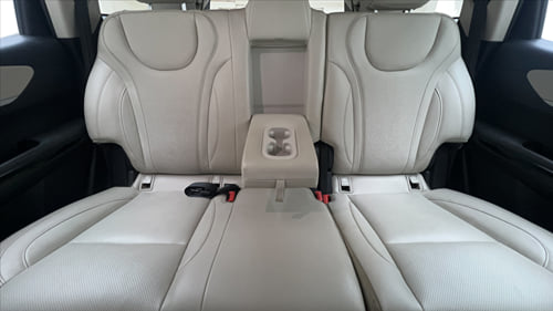 Used 2022 Mahindra XUV700 AX 7 Petrol AT Luxury Pack 7 STR Petrol Automatic interior REAR SEAT CONDITION VIEW
