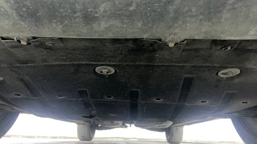 Used 2022 Mahindra XUV700 AX 7 Petrol AT Luxury Pack 7 STR Petrol Automatic extra FRONT LEFT UNDERBODY VIEW