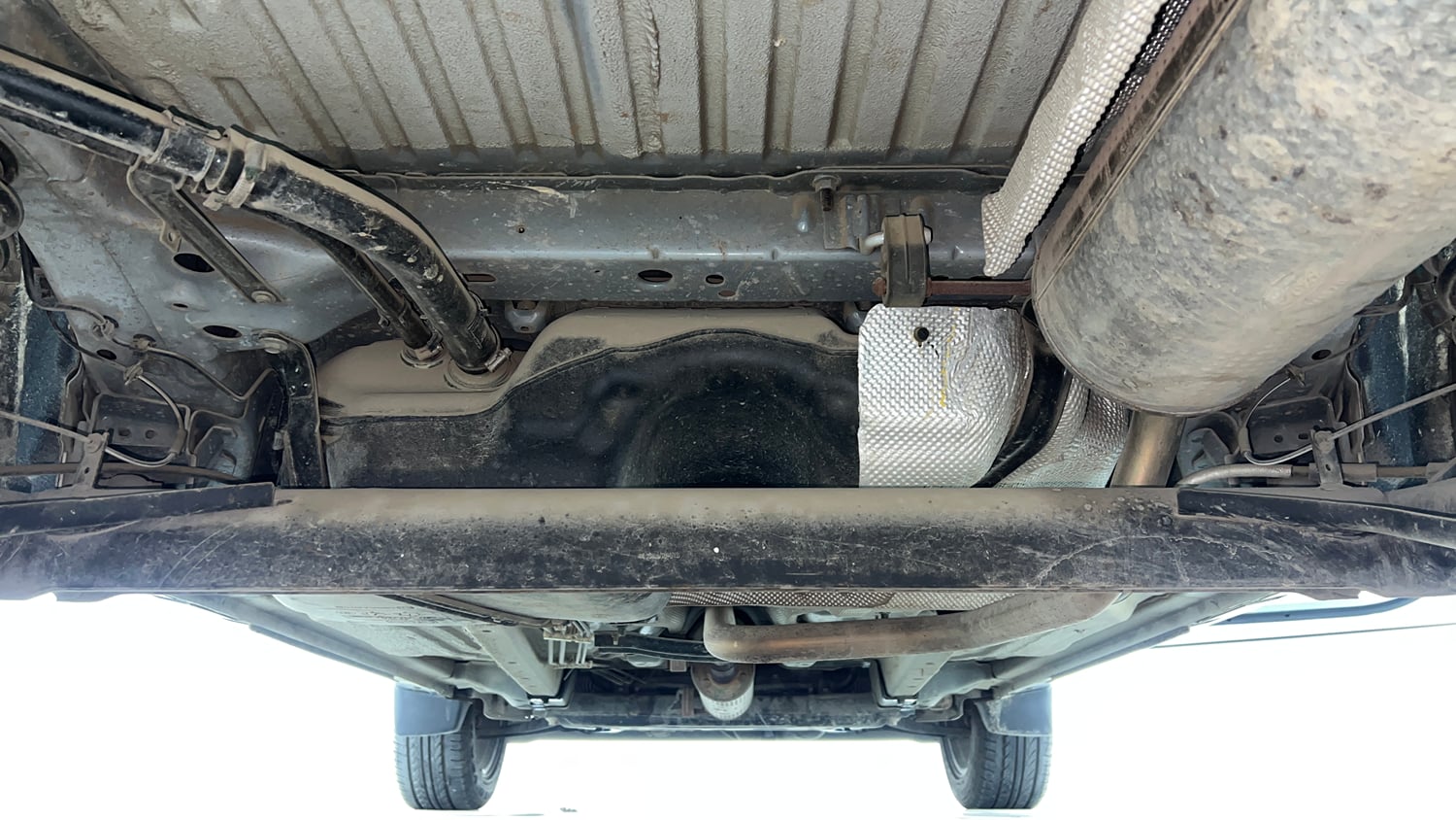 Used 2021 Ford EcoSport Titanium Plus 1.5L Ti-VCT AT Petrol Automatic extra REAR UNDERBODY VIEW (TAKEN FROM REAR)