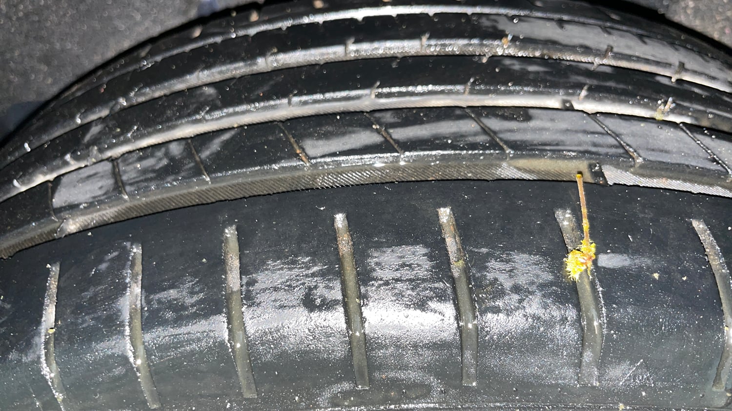 Used 2021 Maruti Suzuki Baleno Zeta Petrol Manual tyres LEFT REAR TYRE TREAD VIEW