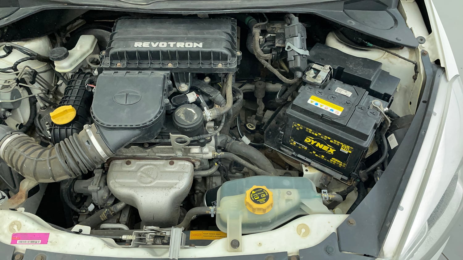 Used 2018 Tata Tiago Revotron XZ Petrol Manual engine ENGINE LEFT SIDE VIEW