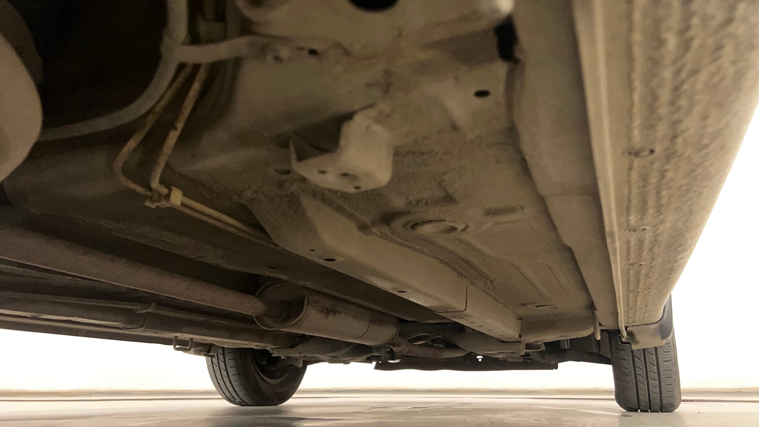 Used 2017 Maruti Suzuki Celerio VXI  CNG (Outside Fitted) Cng Manual extra REAR RIGHT UNDERBODY VIEW