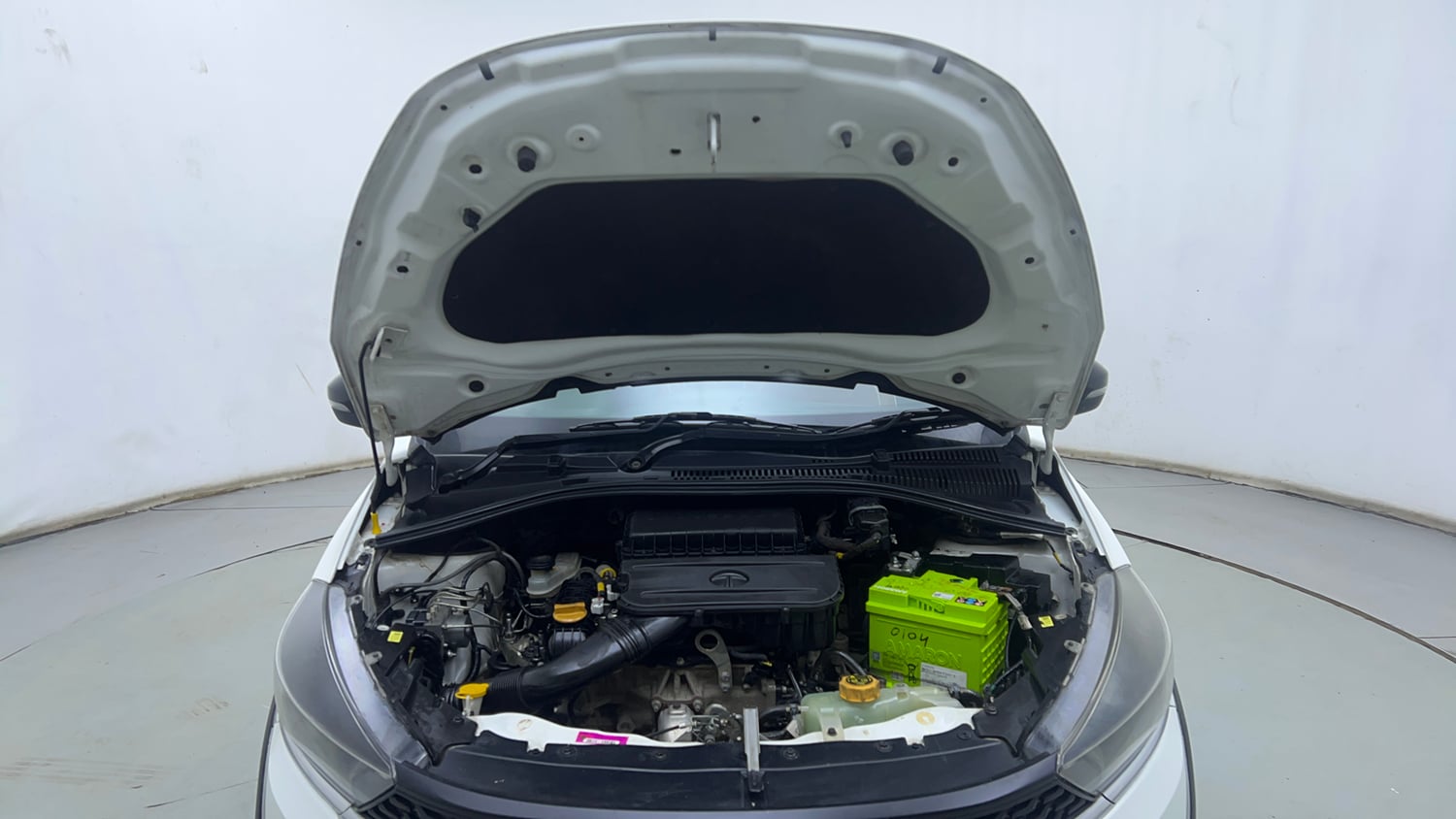 Used 2021 Tata Tiago NRG XZ MT Petrol Manual engine ENGINE & BONNET OPEN FRONT VIEW
