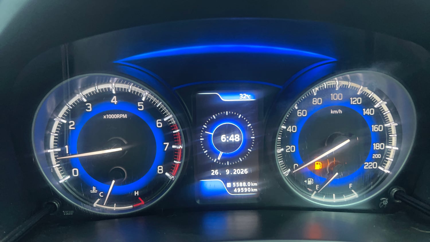 Used 2018 Maruti Suzuki Baleno Alpha 1.2 Petrol Manual interior CLUSTERMETER VIEW