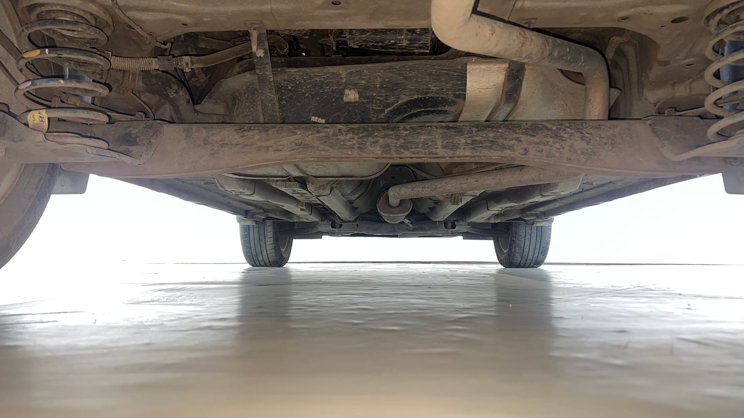 Used 2022 Hyundai Creta SX 1.5 Petrol Petrol Manual extra REAR UNDERBODY VIEW (TAKEN FROM REAR)