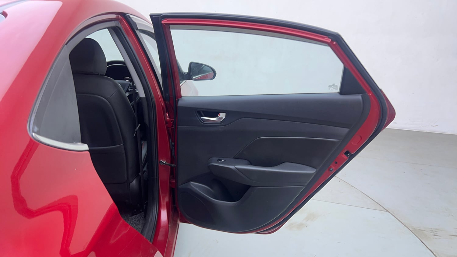 Used 2021 Hyundai Verna SX (O) 1.0 Turbo DCT Petrol Automatic interior RIGHT REAR DOOR OPEN VIEW