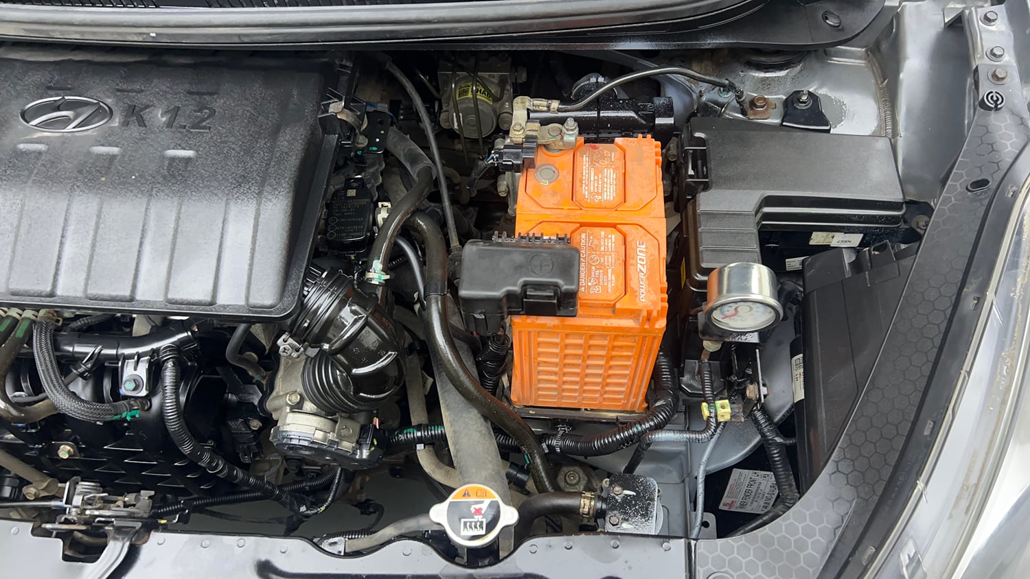 Used 2022 Hyundai Aura S 1.2 CNG Cng Manual engine ENGINE LEFT SIDE VIEW