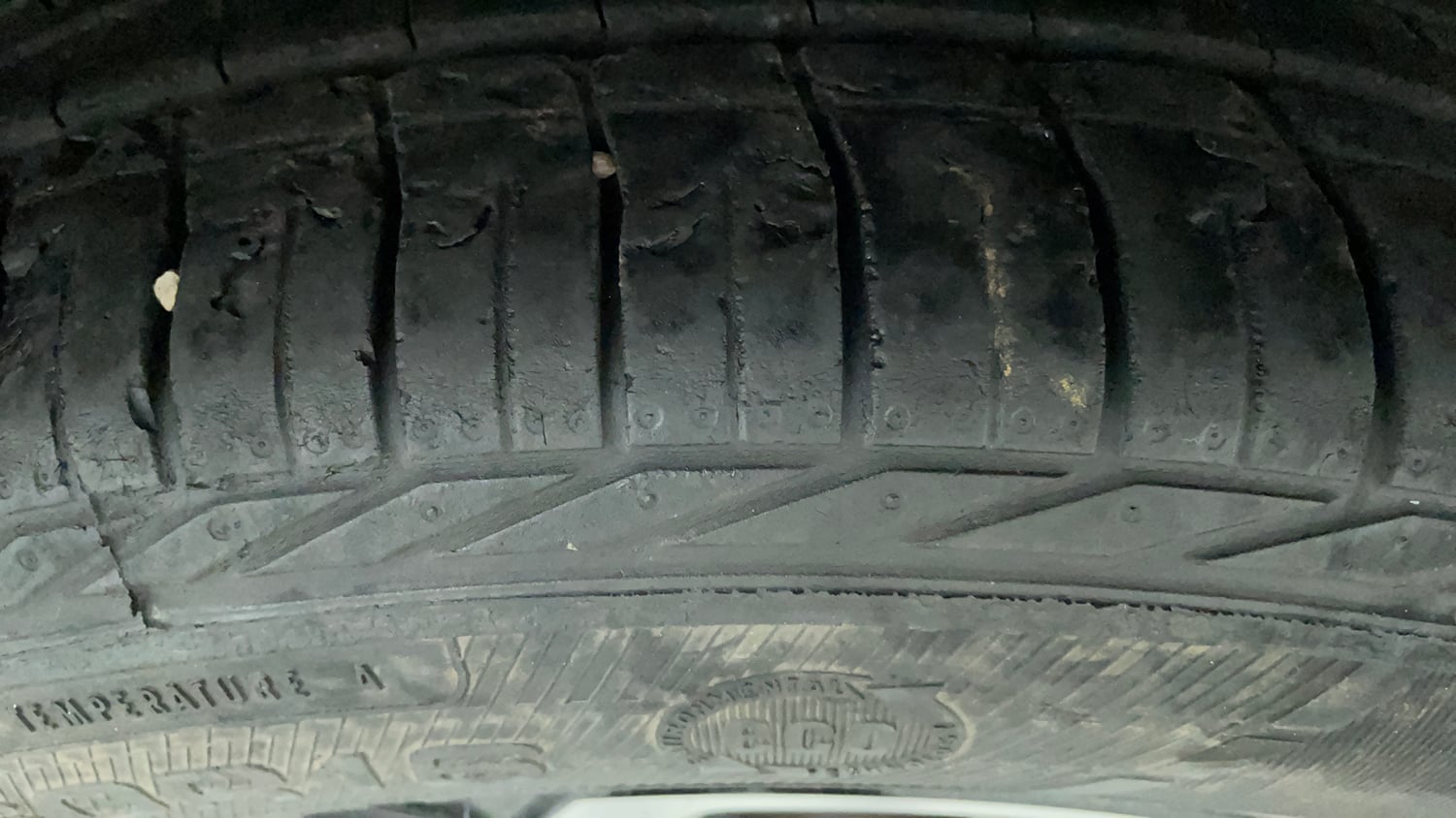 Used 2021 Tata Nexon XZA Plus Diesel Diesel Automatic tyres RIGHT FRONT TYRE TREAD VIEW