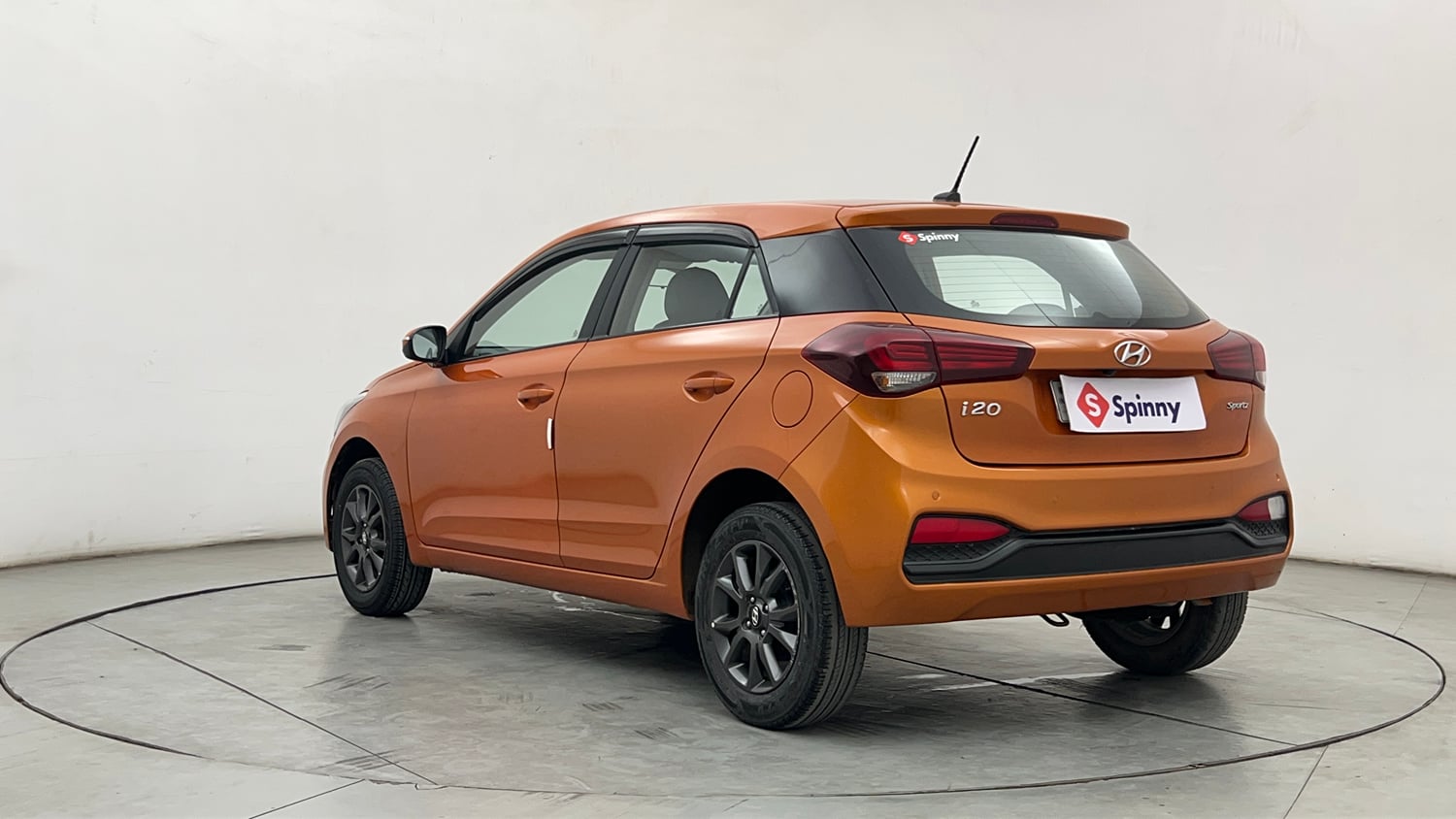 Used 2019 Hyundai Elite i20 Sportz Plus 1.2 Petrol Manual exterior LEFT REAR CORNER VIEW