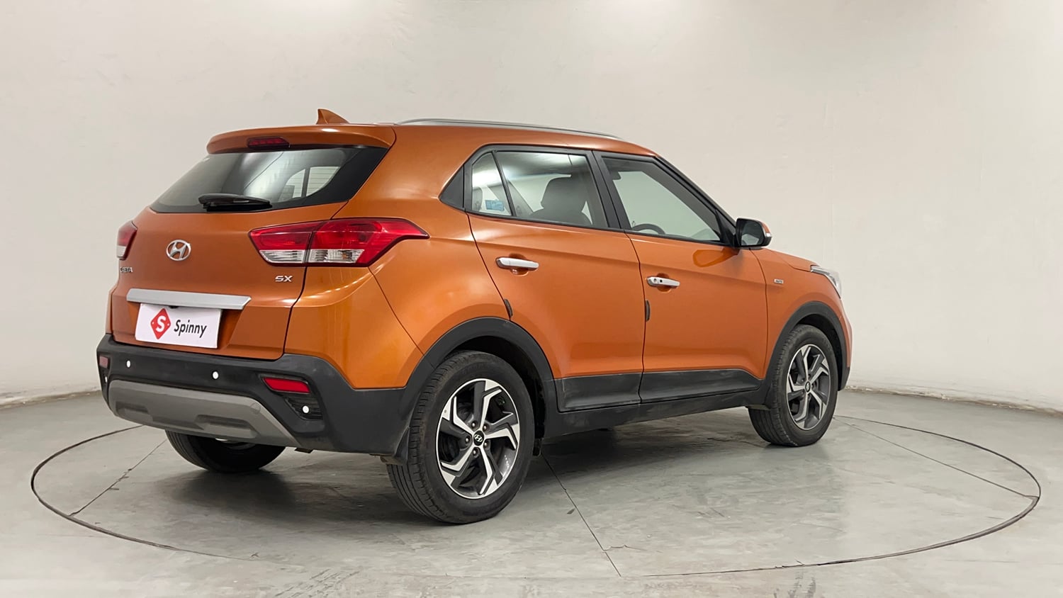 Used 2018 Hyundai Creta SX 1.6 AT Petrol Petrol Automatic exterior RIGHT REAR CORNER VIEW