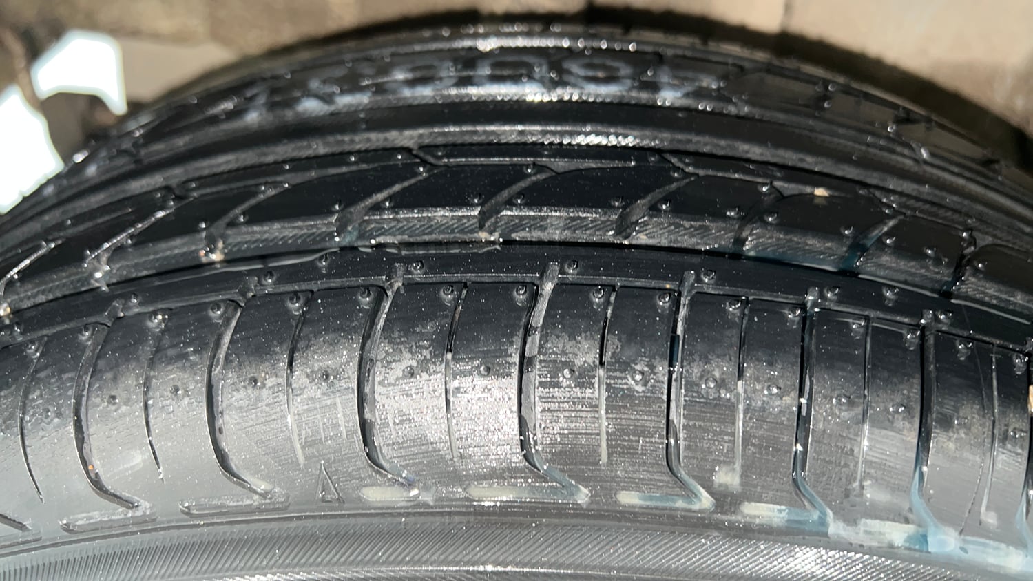 Used 2022 Tata Tiago XT CNG Cng Manual tyres RIGHT REAR TYRE TREAD VIEW