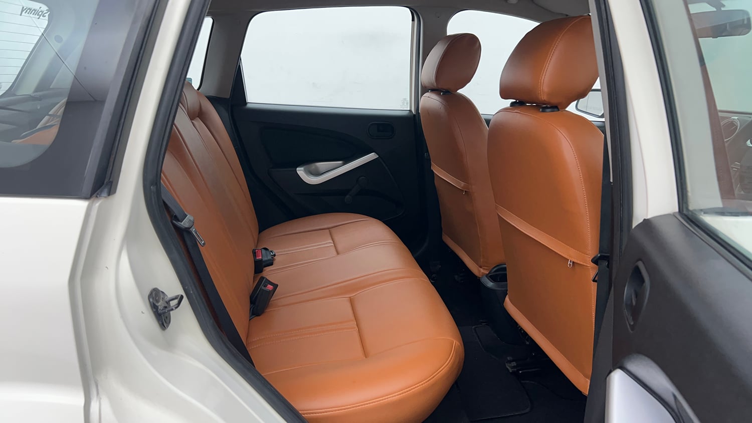 Used 2014 Ford Figo Duratec Petrol ZXI 1.2 Petrol Manual interior RIGHT SIDE REAR DOOR CABIN VIEW