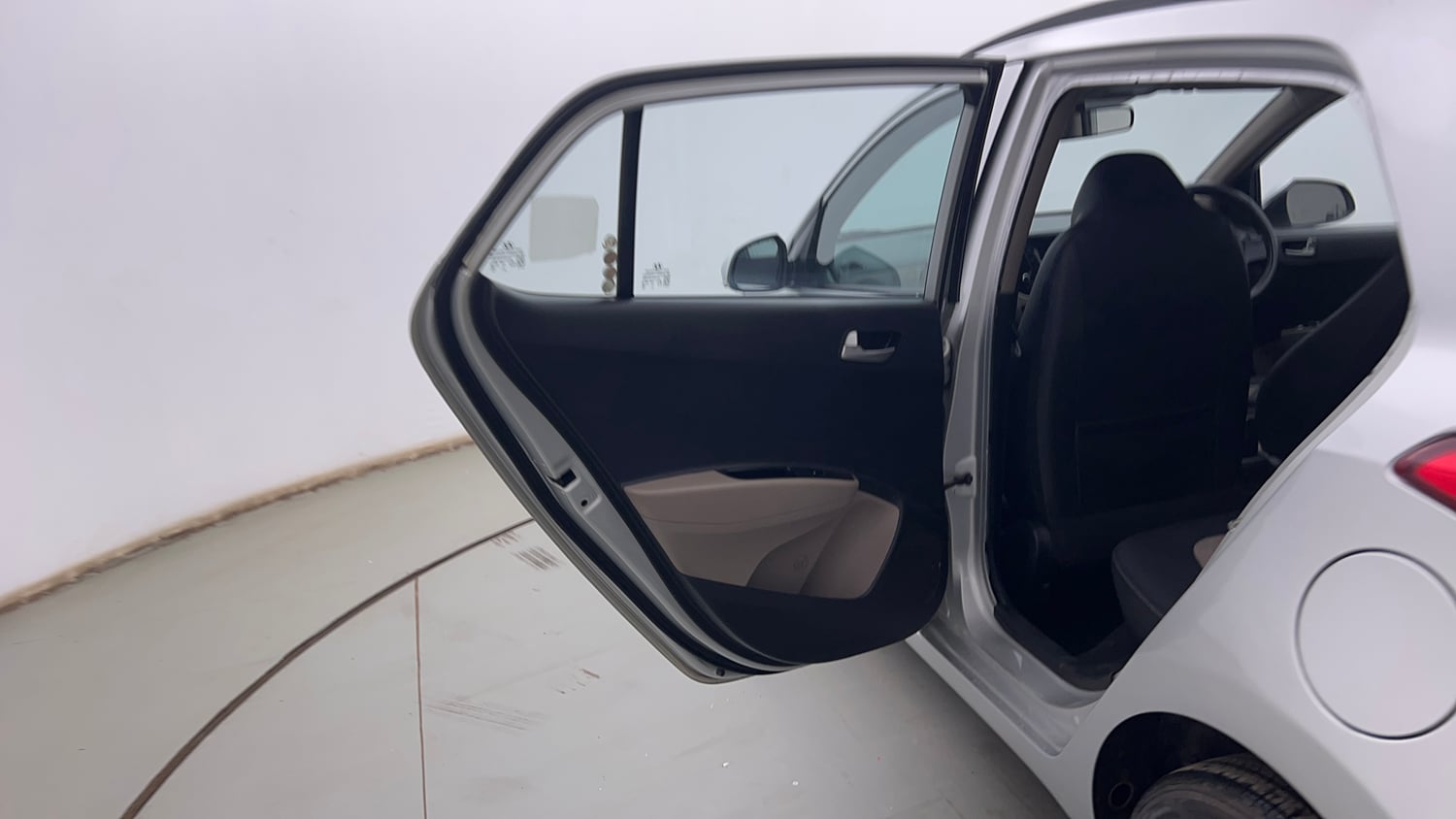 Used 2013 Hyundai Grand i10 Sportz 1.2 Kappa VTVT Petrol Manual interior LEFT REAR DOOR OPEN VIEW