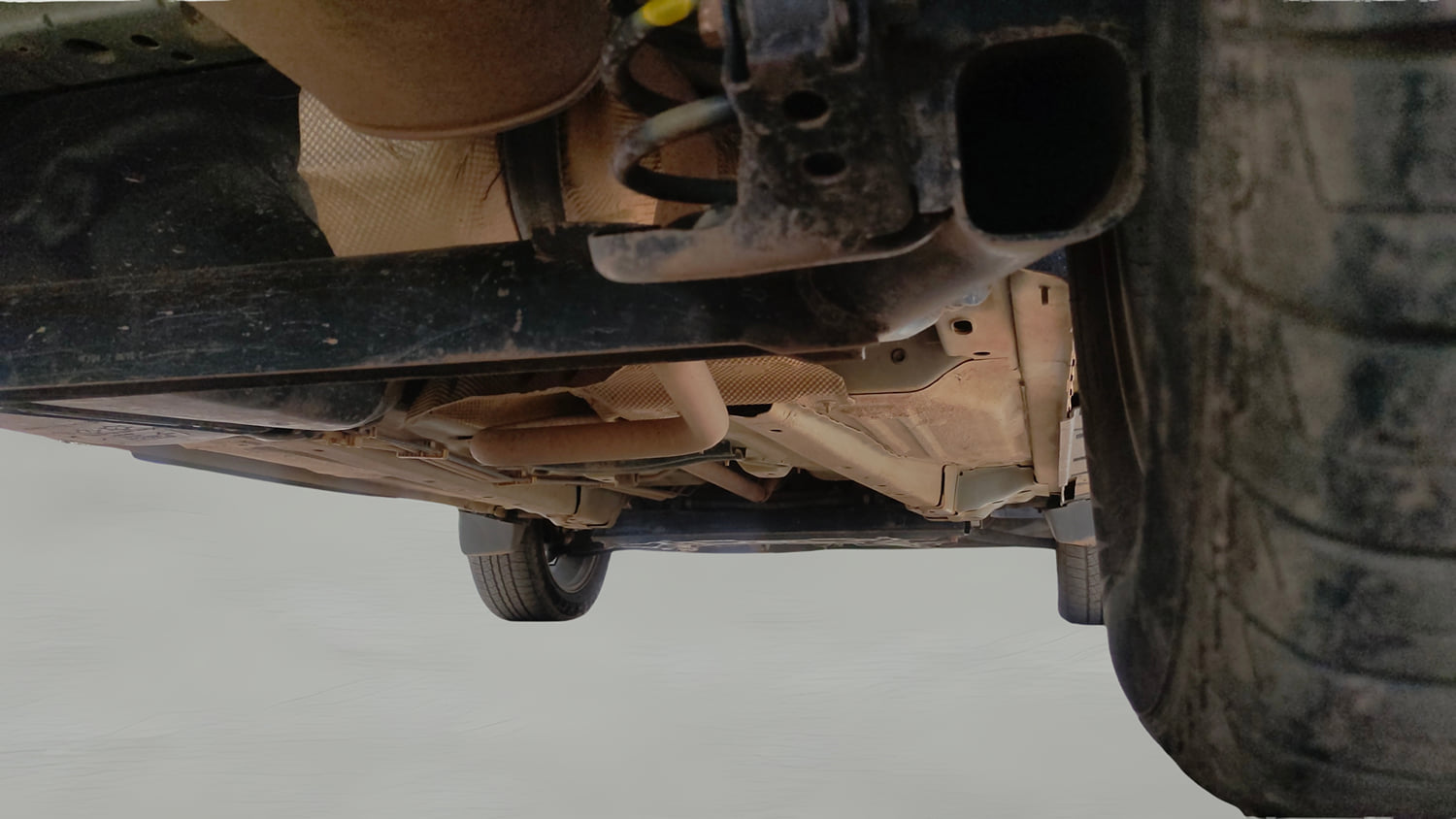 Used 2017 Ford EcoSport Ambiente 1.5L TDCi Diesel Manual extra REAR RIGHT UNDERBODY VIEW