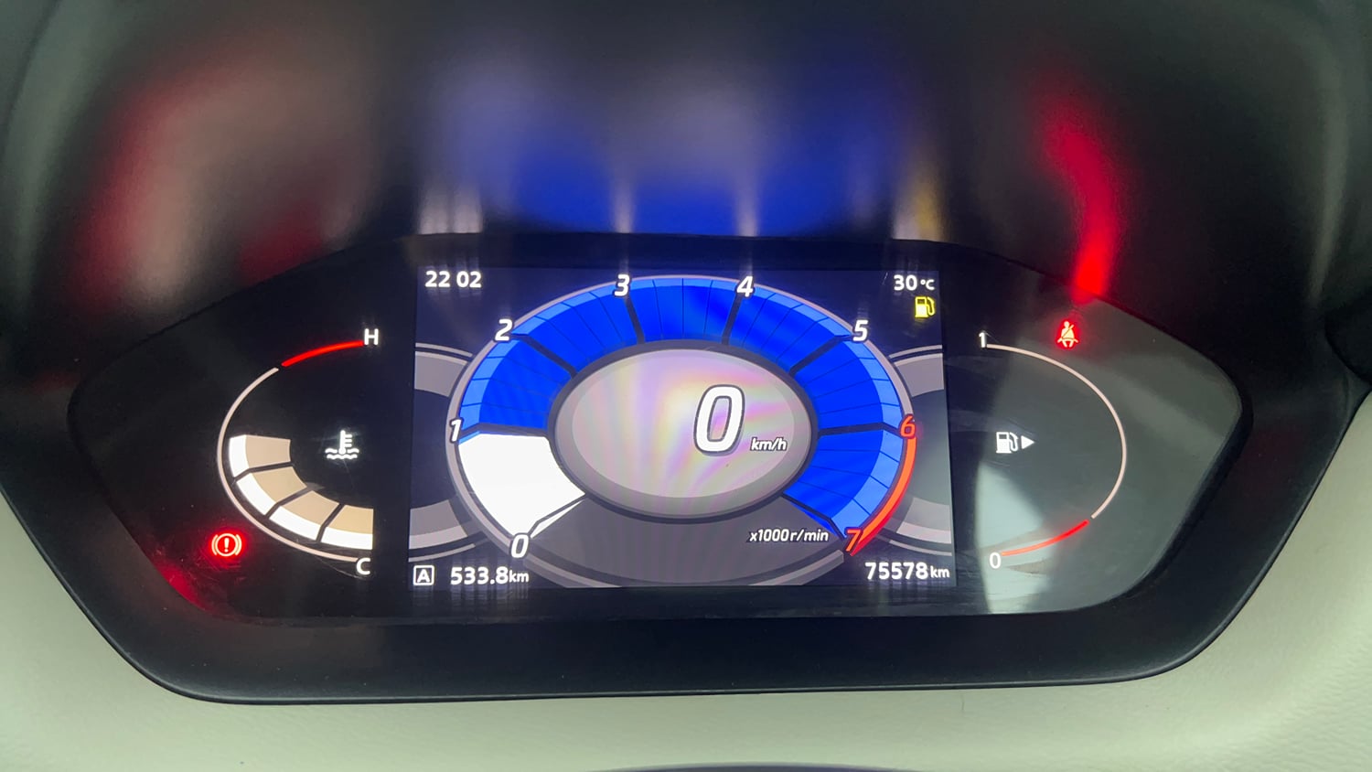 Used 2021 Nissan Magnite XV Dual Tone Petrol Manual interior CLUSTERMETER VIEW