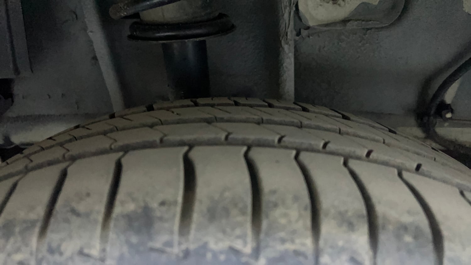 Used 2021 Tata Tiago NRG XZ MT Petrol Manual tyres RIGHT REAR TYRE TREAD VIEW