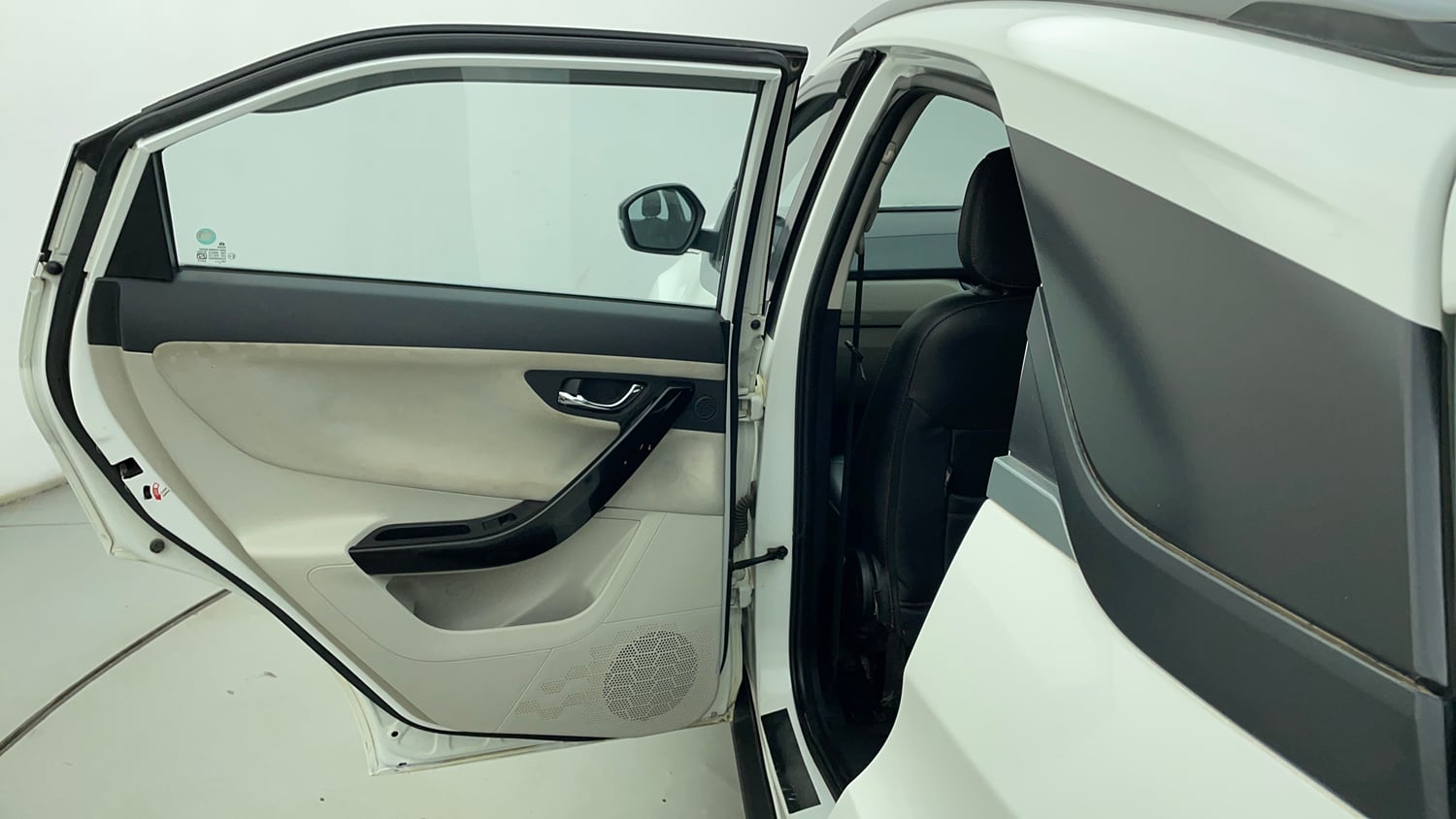 Used 2021 Tata Nexon XZA Plus Diesel Diesel Automatic interior LEFT REAR DOOR OPEN VIEW