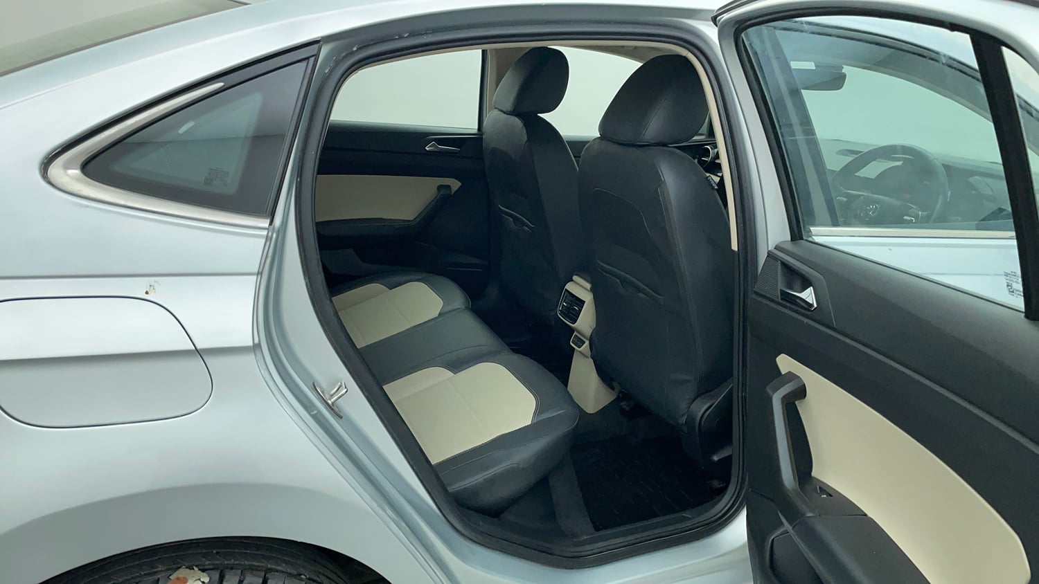 Used 2022 Skoda Slavia Style 1.0L TSI AT Petrol Automatic interior RIGHT SIDE REAR DOOR CABIN VIEW