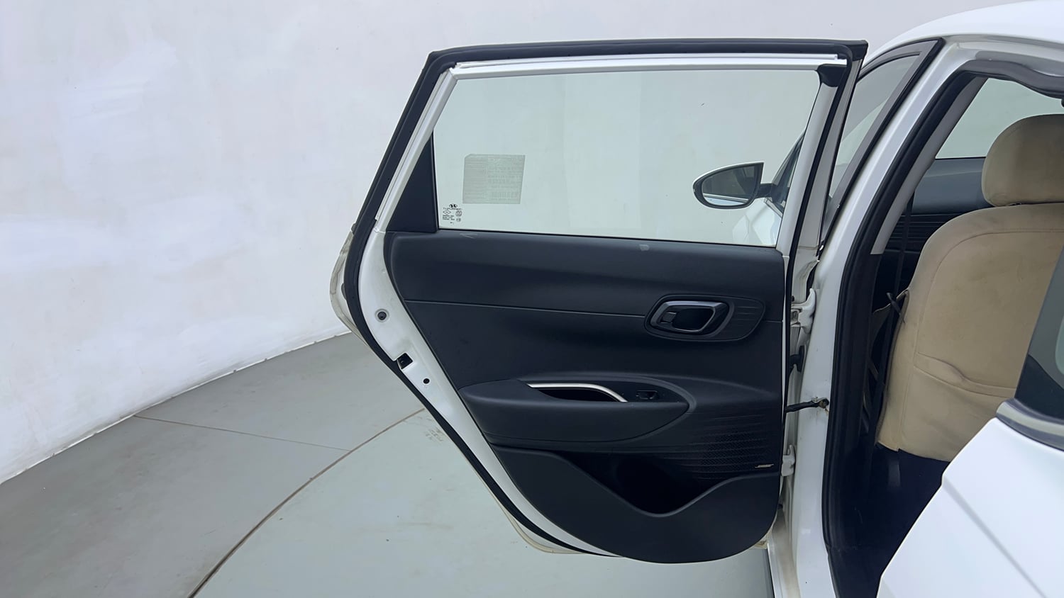Used 2021 Hyundai New i20 Asta (O) 1.0 Turbo DCT Petrol Automatic interior LEFT REAR DOOR OPEN VIEW