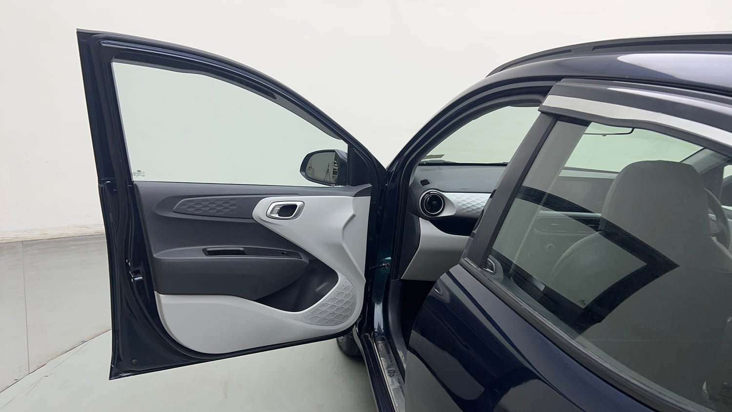 Used 2023 Hyundai Grand i10 Nios Sportz AMT 1.2 Kappa VTVT Petrol Automatic interior LEFT FRONT DOOR OPEN VIEW